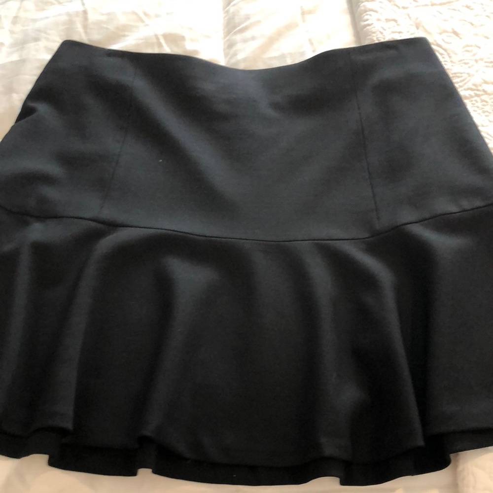 Theory wool mini skirt